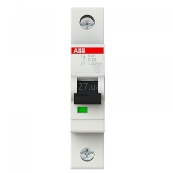 Автоматический выключатель ABB 2CDS251001R0634 S200 S201-C63