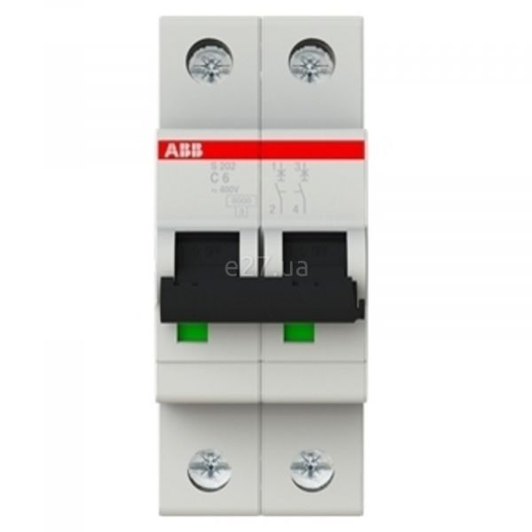 Автоматический выключатель ABB 2CDS252001R0064 S200 S202-C6