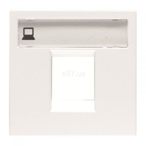 Лицьова панель розетки RJ45 ABB 2CLA221810N1101 Zenit N2218.1 BL
