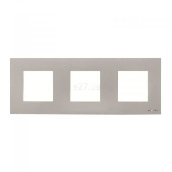 Рамка 3 поста ABB 2CLA227300N1301 Zenit N2273 PL