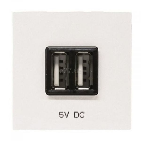 Розетка USB ABB 2CLA228500N1101 Zenit N2285 BL
