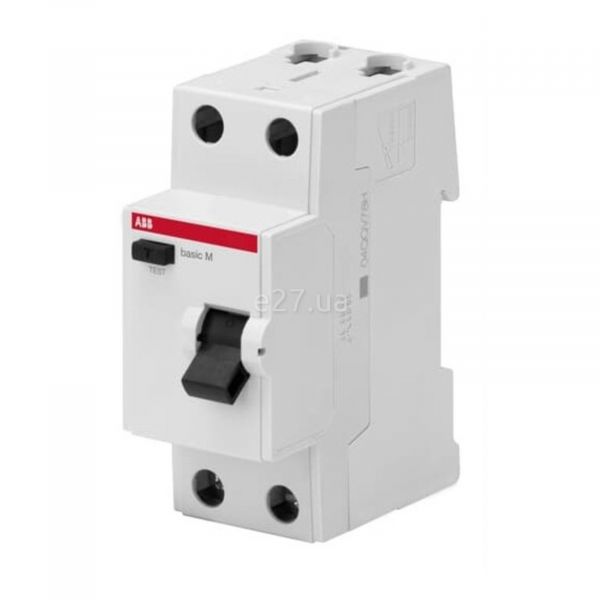 Вимикач диференціального струму, УЗО ABB 2CSF602041R1630 Basic M BMF41263