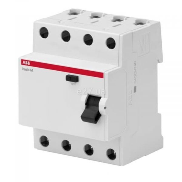 Вимикач диференціального струму, УЗО ABB 2CSF604041R1400 Basic M BMF41440