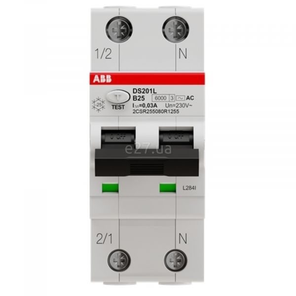 Дифференциальный автомат ABB 2CSR255080R1255 DS201 B25 AC30
