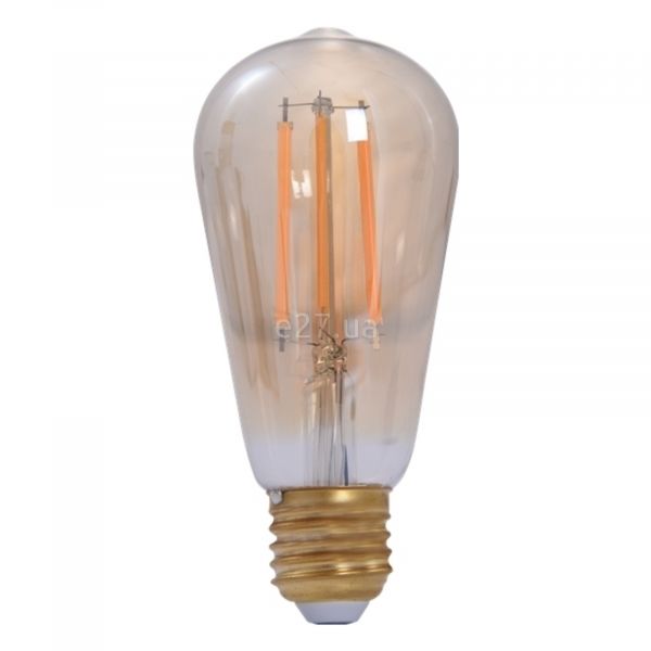 Лампа светодиодная  диммируемая Azzardo AZ3210 мощностью 7W из серии Smart Bulb. Типоразмер — ST65 с цоколем E27, температура цвета — 1800K-5000K