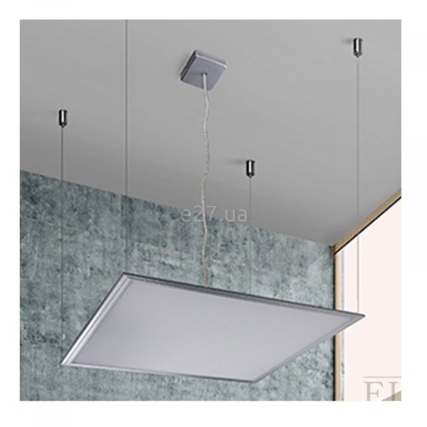 Подвесной светильник Azzardo PL-6060-40W-4300 + AZ1313 Panel 60 4300K Alu Pendant