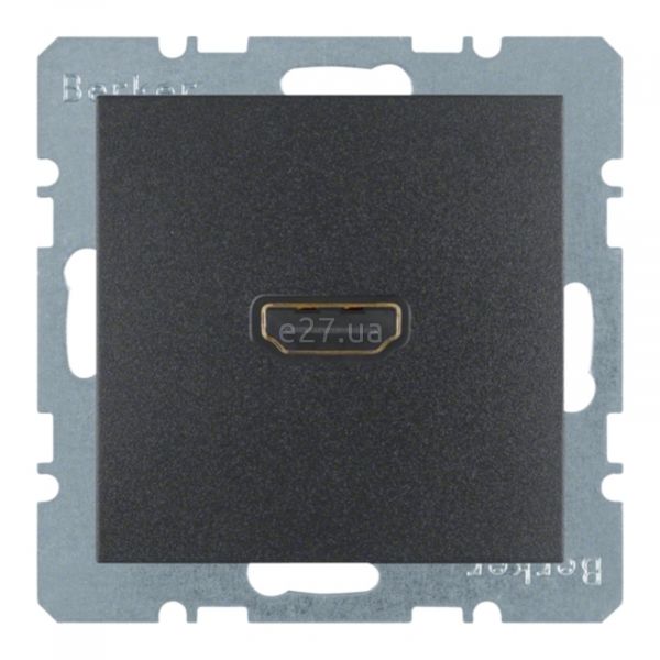 Розетка HDMI Berker 3315421606 S.1/B.3/B.7