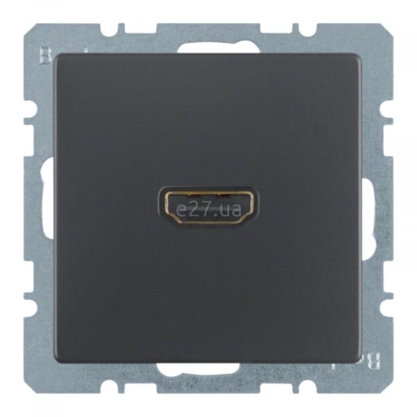 Розетка HDMI Berker 3315436086 Q.1/Q.3/Q.7