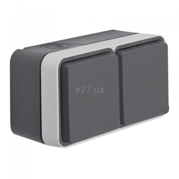 Розетка двойная 220В Berker 47843515 W.1