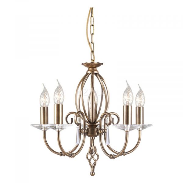 Люстра Elstead AG5-AGED-BRASS Aegean