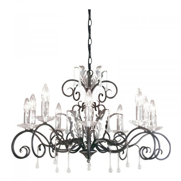 Люстра Elstead AML10-BLK-SILVER Amarilli