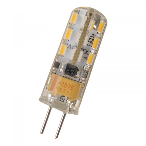 Лампа світлодіодна Eurolamp LED-G4-0227(220) потужністю 2W з цоколем G4, температура кольору — 3000K