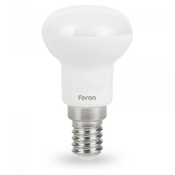 Лампа светодиодная Feron 1650 мощностью 4W. Типоразмер — R39 с цоколем E14, температура цвета — 6400K