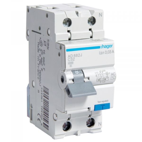 Дифференциальный автомат Hager AD882J