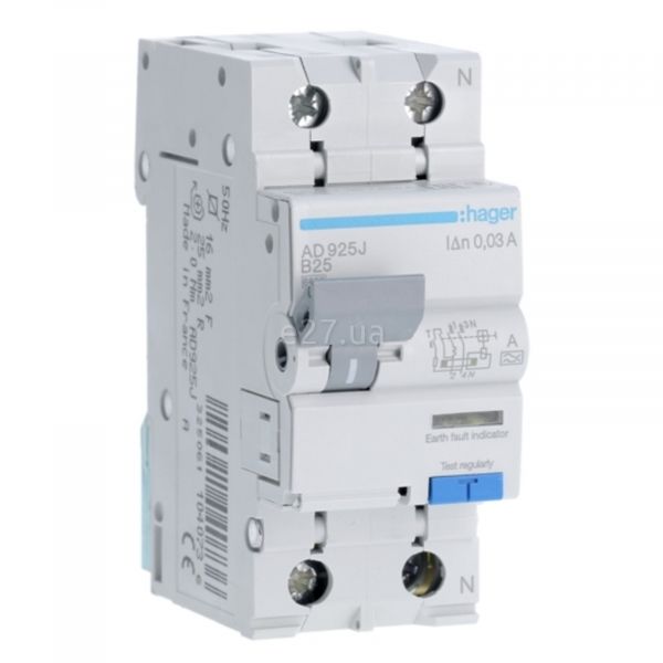 Дифференциальный автомат Hager AD925J
