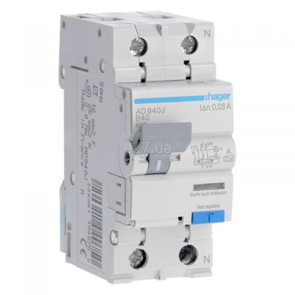 Дифференциальный автомат Hager AD940J