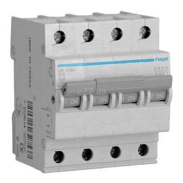 Автоматический выключатель Hager MB410A