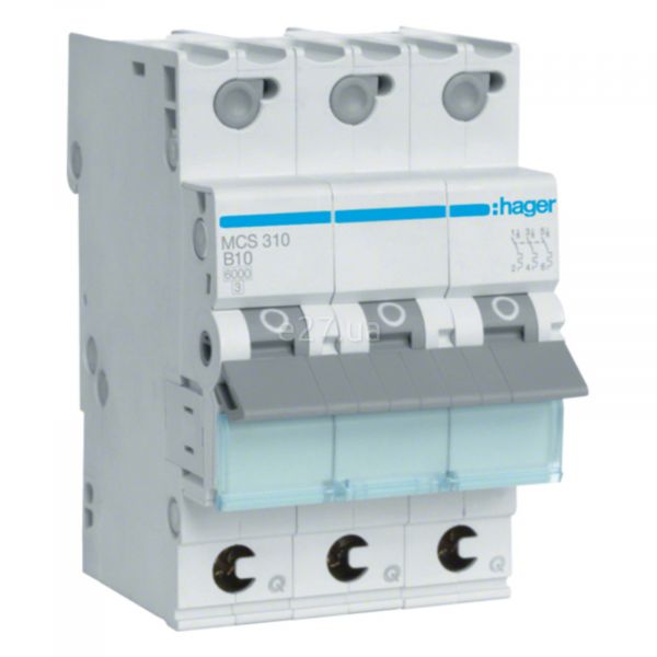 Автоматичний вимикач Hager MCS310 QuickConnect