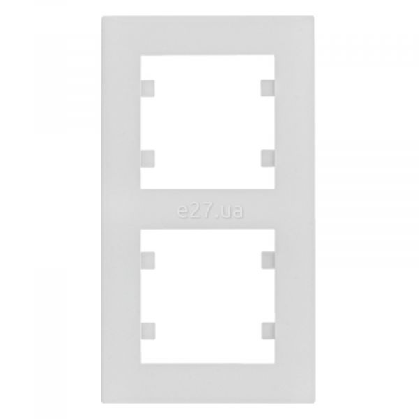 Рамка 2 поста вертикальна Hager WL5620 Lumina Intense