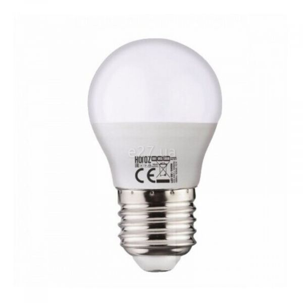Лампа світлодіодна Horoz Electric 001-005-0010-060 потужністю 10W з серії Elite. Типорозмір — P45 з цоколем E27, температура кольору — 4200K