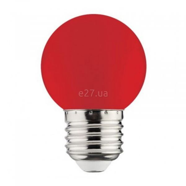 Лампа світлодіодна Horoz Electric 001-017-0001-030 потужністю 1W з серії Rainbow. Типорозмір — P45 з цоколем E27,