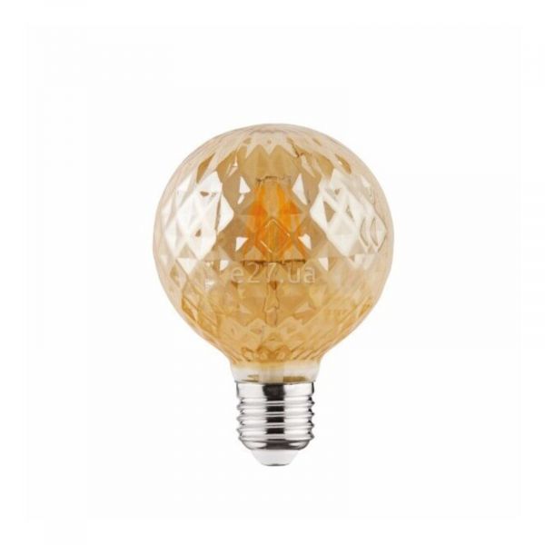 Лампа світлодіодна Horoz Electric 001-038-0004-010 потужністю 4W з серії Rustic. Типорозмір — G95 з цоколем E27, температура кольору — 2200K