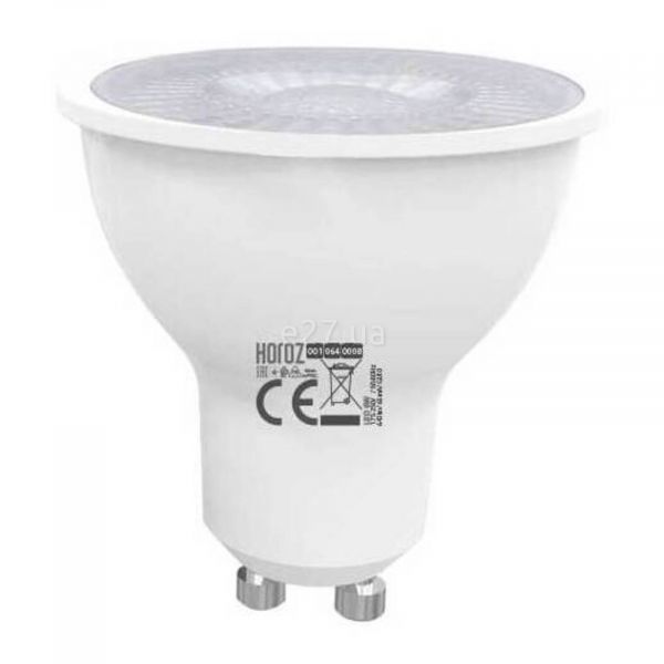 Лампа светодиодная Horoz Electric 001-064-0008-030 мощностью 8W из серии Convex. Типоразмер — MR16 с цоколем GU10, температура цвета — 4200K