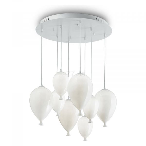 Люстра Ideal Lux 100883 Clown SP8 Bianco