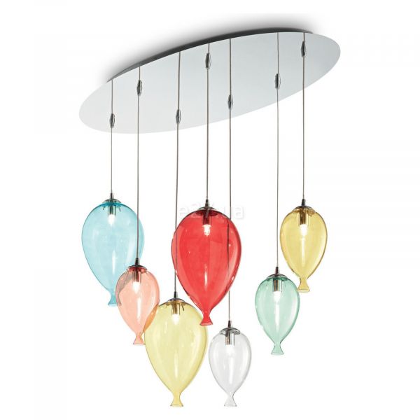 Підвісний світильник Ideal Lux 100937 Clown SP7 Color