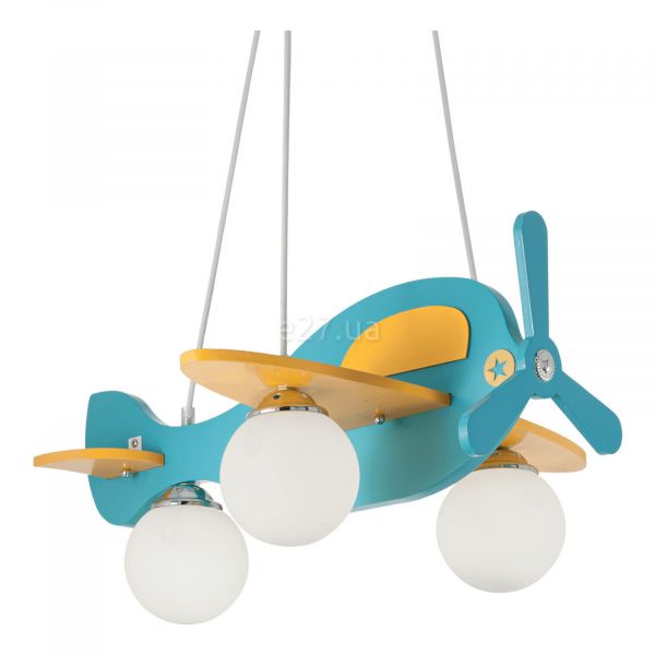 Підвісний світильник Ideal Lux 136325 Avion 1 SP1 Blu Giallo
