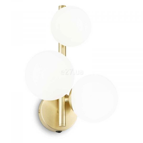 Бра Ideal Lux 283784 Perlage AP3 Ottone Satinato