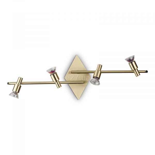 Спот Ideal Lux 287812 Slem Pl4 Ottone Satinato