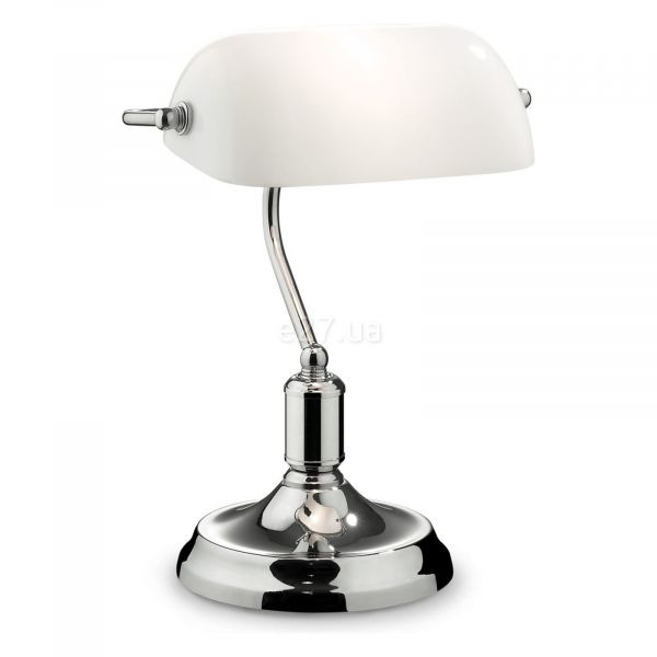 Настольная лампа Ideal Lux 45047 Lawyer TL1 Cromo