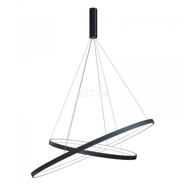 Подвесной светильник Kloodi KD-RG DUO 900/1100 120W 4K BK Ring Giza Duo