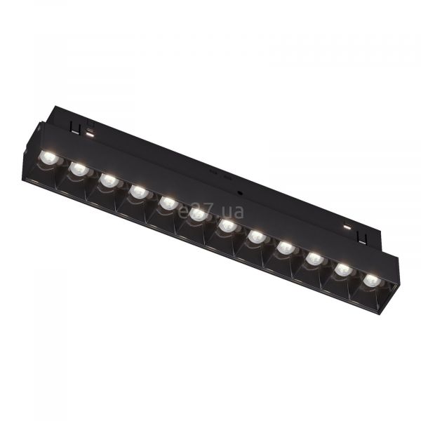 Магнітний трековий світильник Kloodi KDMG-LINE220 DL 12W 3K BK Line220