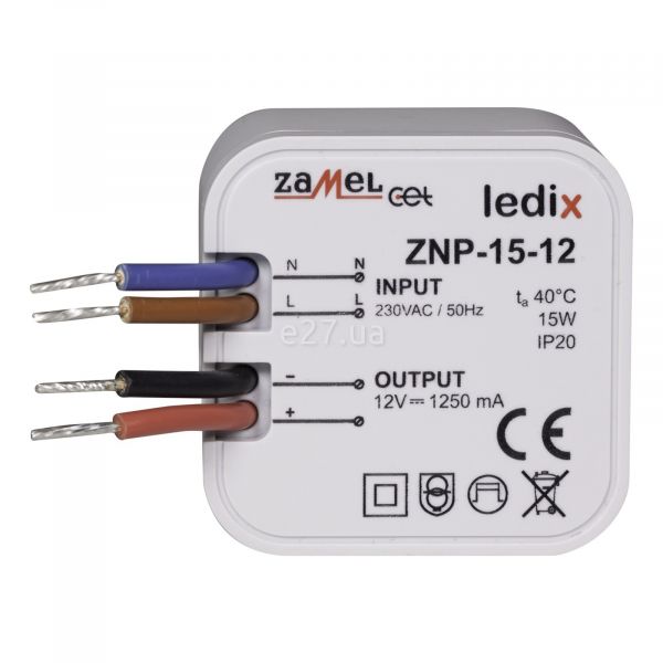 Блок живлення Ledix ZNP-15-12