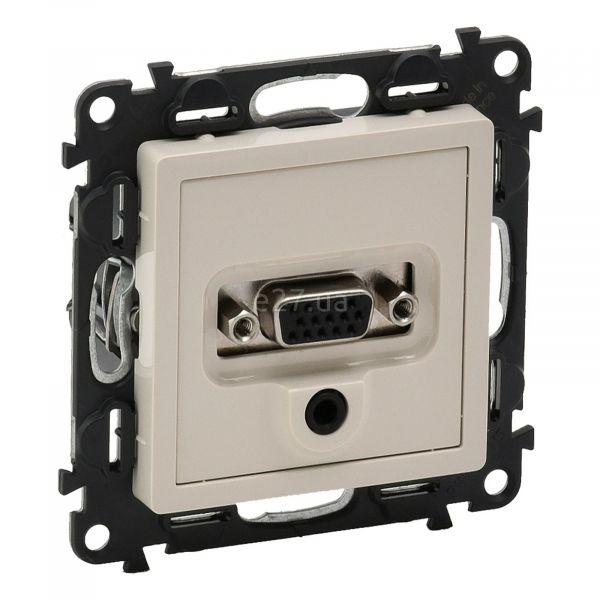 Розетка VGA і Jack 3,5 mm Legrand 753270 Valena Life