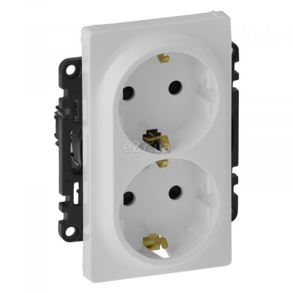 Розетка подвійна 220В Legrand 753426 Valena Life