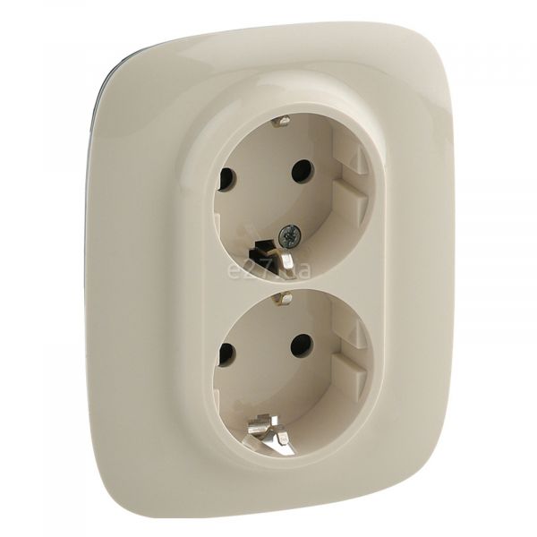 Розетка подвійна 220В Legrand 753826 Valena Allure