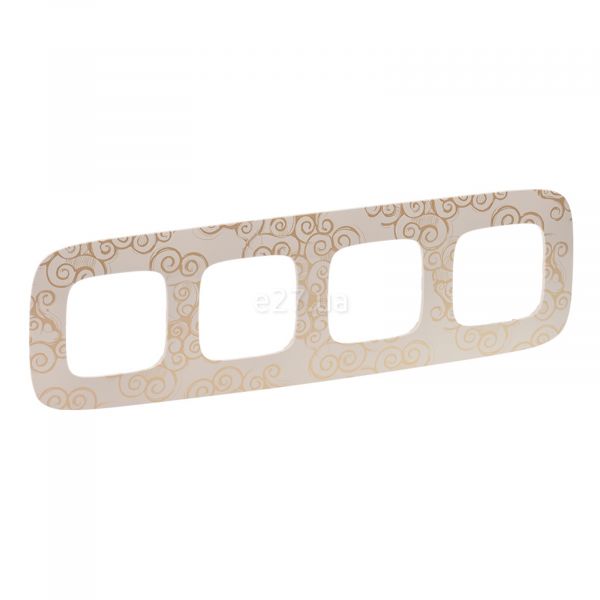 Рамка 4 поста Legrand 754354 Valena Allure