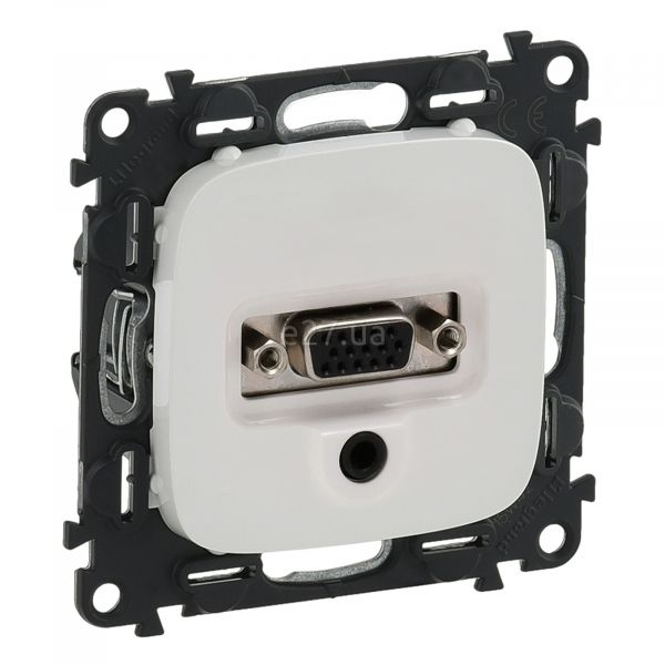 Розетка VGA і Jack 3,5 mm Legrand 754705 Valena Allure