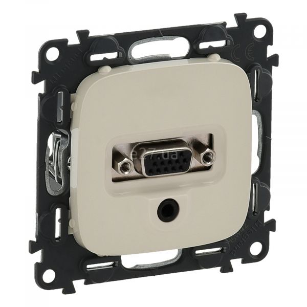 Розетка VGA і Jack 3,5 mm Legrand 754706 Valena Allure