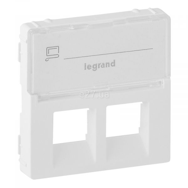 Лицевая панель розетки RJ11 и RJ45 Legrand 755480 Valena Life