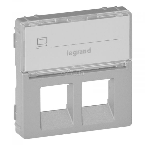 Лицьова панель розетки RJ11 і RJ45 Legrand 755482 Valena Life