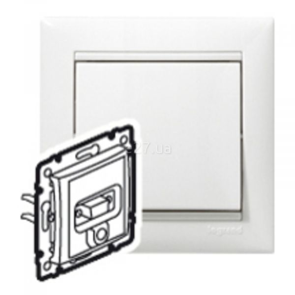 Розетка VGA і Jack 3,5 mm Legrand 770082 Valena Classic