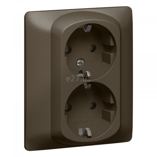 Розетка двойная 220В Legrand 771231 Galea Life