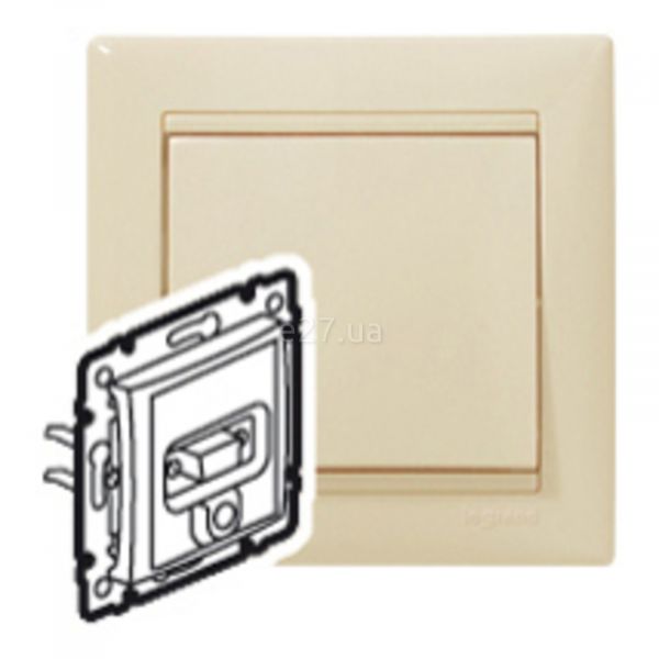 Розетка VGA і Jack 3,5 mm Legrand 774182 Valena Classic