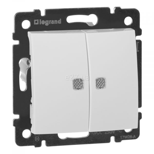 Выключатель 2-клавишный Legrand 774428 Valena Classic