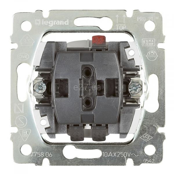 Вимикач для жалюзі Legrand 775804 Galea Life