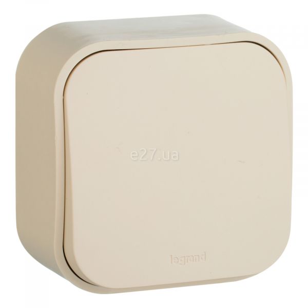 Вимикач без фіксації 1-клавішний Legrand 782235 Quteo